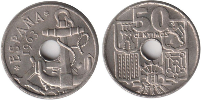 Cy16838K.- 50 Ctm 1963/65 SC