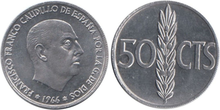 Cy16839K.- 50 Ctm 1966/67 SC