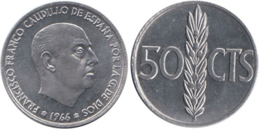 Cy16839K.- 50 Ctm 1966/67 SC