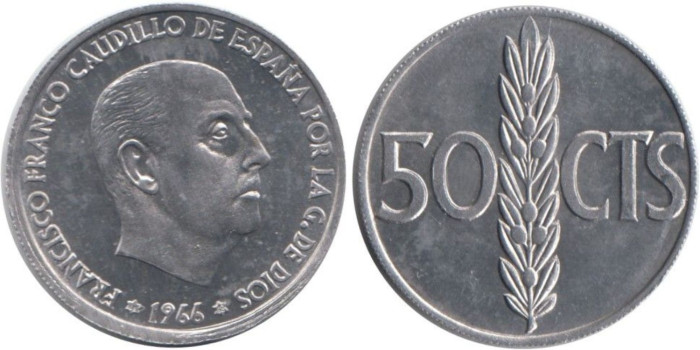 Cy16840K.- 50 Ctm 1966/68 SC