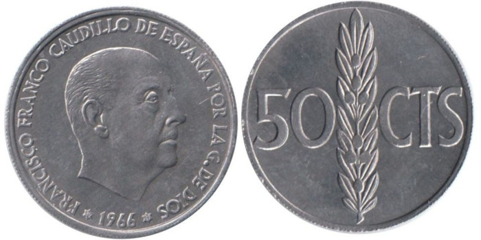 Cy16841K.- 50 Ctm 1966/69 SC