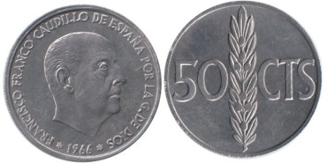 Cy16841K.- 50 Ctm 1966/69 SC