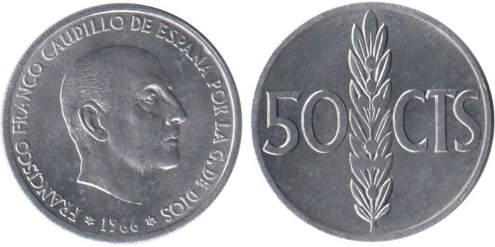 Cy16844K.- 50 Ctm 1966/72 SC