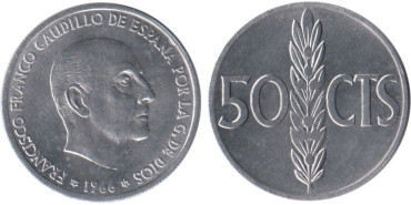 Cy16844K.- 50 Ctm 1966/72 SC