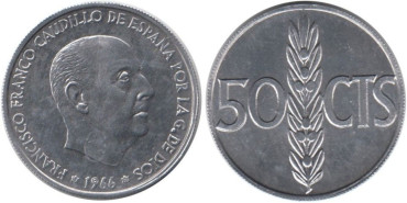 Cy16845K.- 50 Ctm 1966/73 SC