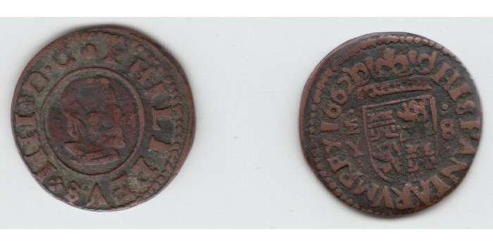 Cy05152.- FELIPE IV - 8 Maravedís 1662 Madrid Y .Valor 8,- MBC-