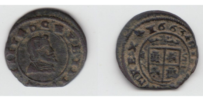 Cy05161.- FELIPE IV - 8 Maravedís 1663 Granada N - MBC