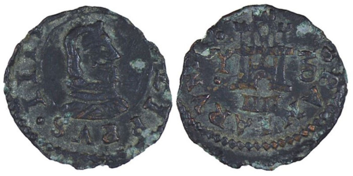 Cy04957.- Felipe IV 4 Maravedis 1661 Madrid Y