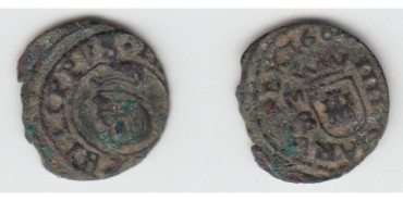 Cy04985.- FELIPE IV - 4 Maravedis 1664 Madrid - S, MBC , cobre