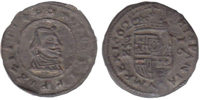 Cy05230.- FELIPE IV  - 16 Maravedís 1662 Granada