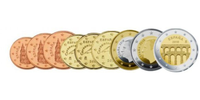 SERIE MONEDAS ESPAÑA 2016 - 9 VALORES