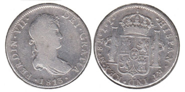 Cy15035.-FERNANDO VII - 8 REALES 1813 MEXICO JJ, - BC
