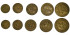 Cy16766.-  CONSEJO MUNICIPAL DE MENORCA 1937. 5 VALORES. EBC
