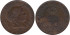 Cy15878.-ISABEL II - 5 Cents.. De Escudo 1867 Barcelona OM, EBC