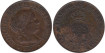 Cy15878.-ISABEL II - 5 Cents.. De Escudo 1867 Barcelona OM, EBC