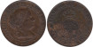 Cy15878.-ISABEL II - 5 Cents.... From Coat of Arms 1867 Barcelona OM, EBC