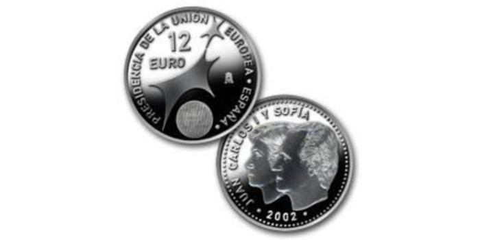 12 EUROS ESPAÑA 2002 - PLATA PRESIDENCIA
