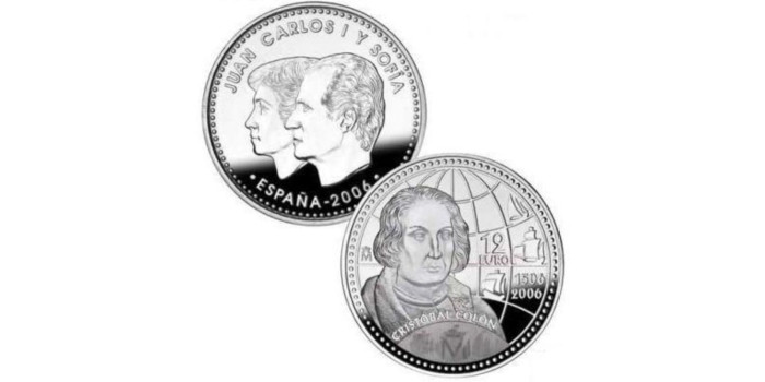 12 EUROS ESPAÑA 2006- CRISTOBAL COLON, PLATA