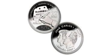 12 EUROS ESPAÑA 2007- TRATADO DE ROMA,  PLATA