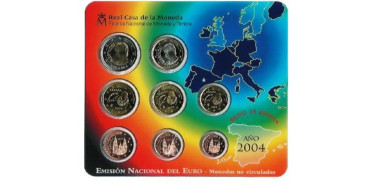 SET OFICIAL EUROS ESPAÑA 2004