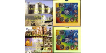 SET OFICIAL EUROS ESPAÑA 2008 (2 SETS) Autonomias