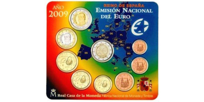 SET OFICIAL EUROS ESPAÑA 2009