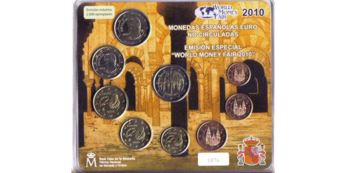 SET OFICIAL EUROS ESPAÑA 2010 BERLIN