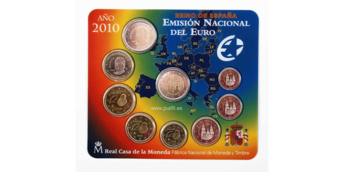 SET OFICIAL EUROS ESPAÑA 2010
