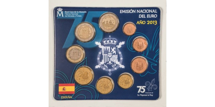 SET OFICIAL EUROS ESPAÑA 2013