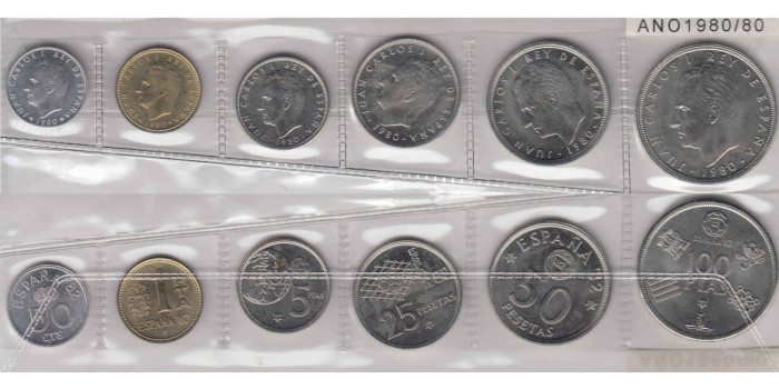 AÑO 1980/80 - 6 VALORES SC