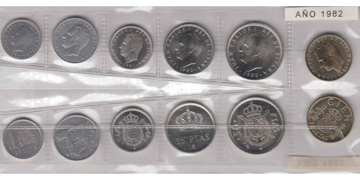AÑO 1982 - 6 VALORES SC