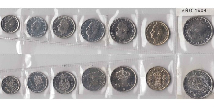 AÑO 1984 - 7 VALORES SC