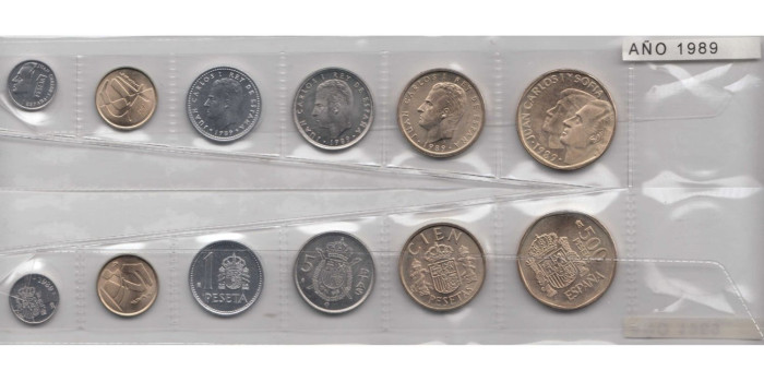 AÑO 1989 - 6 VALORES SC