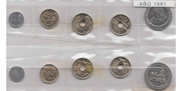 AÑO 1991 - 5 VALORES SC