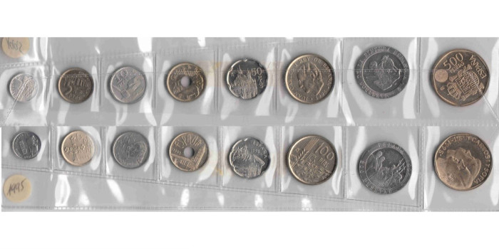 AÑO 1995 - 8 VALORES SC