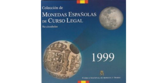 SET OFICIAL FNMT AÑO 1999, PESETAS