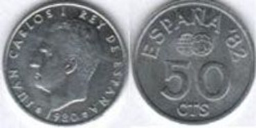 JC002 - 0,50 pts AÑO 1980/80