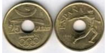 JC084 - 25 pts AÑO 1990 Barcelona