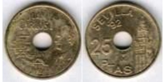 JC088 - 25 pts AÑO 1992 J.C.