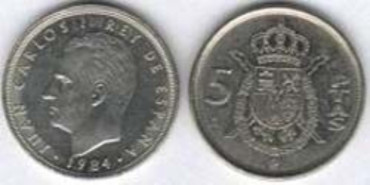 JC047 - 5 pts AÑO 1989   grande