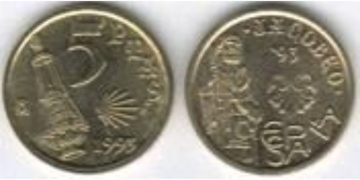 JC052 - 5 pts AÑO 1993