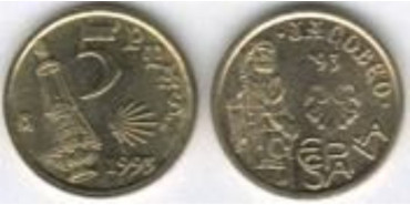 JC052 - 5 pts AÑO 1993