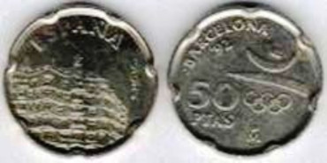 JC113 - 50 pts AÑO 1992 Barcelona