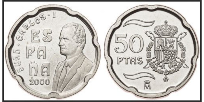 JC122 - 50 pts AÑO 2000 PLATA