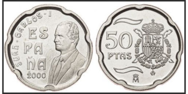 JC122 - 50 pts AÑO 2000 PLATA