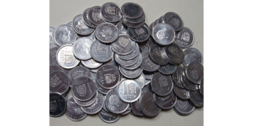 LOTE 1 pts 1980 mundial - 500 piezas usadas