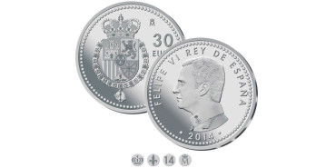 30 EUROS ESPAÑA 2014 'FELIPE VI'- PLATA