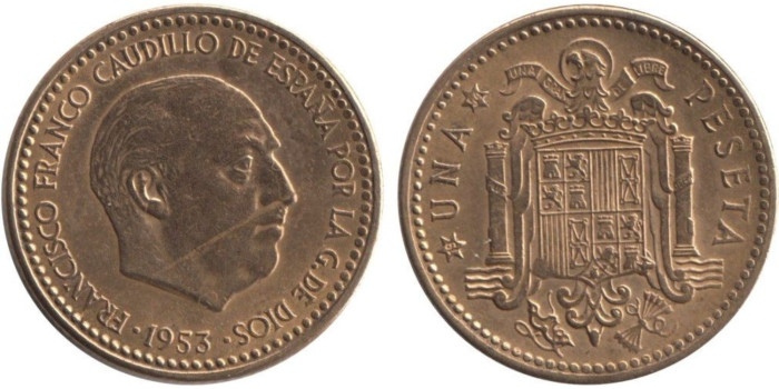 Cy16858H.- 1 Pts 1953/54 EBC