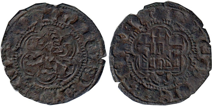 Cy01415.- ENRIQUE III -  BLANCA - TOLEDO  1390/1406.  MBC-