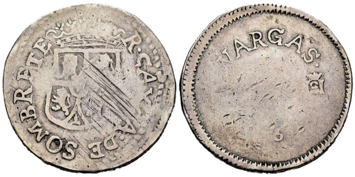 Cy15014.-FERNANDO VII -8 Reales 1812? SOMBRERETE VARGAS - RARA